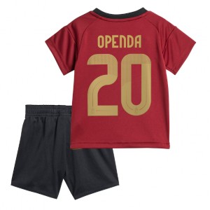 Fotbalové Dres Belgie Lois Openda #20 Dětské Domácí Oblečení ME 2024 Krátký Rukáv (+ trenýrky)